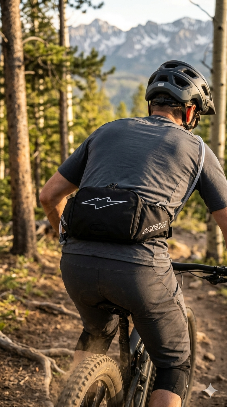 Mt. Envy Hydration Hip Pack - Double Black